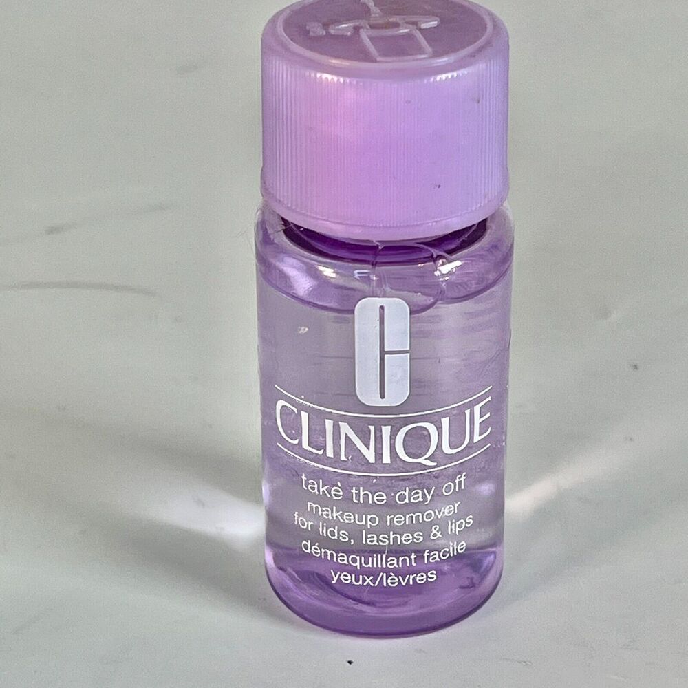 Clinique Take the Day Off MakeUp Remover Eyes Lashes Lips Travel 1 oz 30ml New